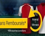 Paris remboursés Arsenal/Monaco sur Bwin : 20 euros offerts