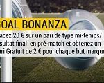 Empochez 2 € de bonus par but marqué lors d'un match de foot du dimanche sélectionné Bwin